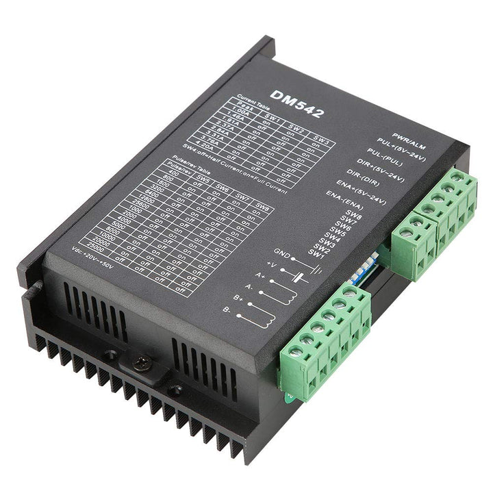 Stepper Treiber, Dm542 2 Phasen Schrittmotortreiber Dc 18-48v 57/86 Stepper Motor Driver Peak 4.2a