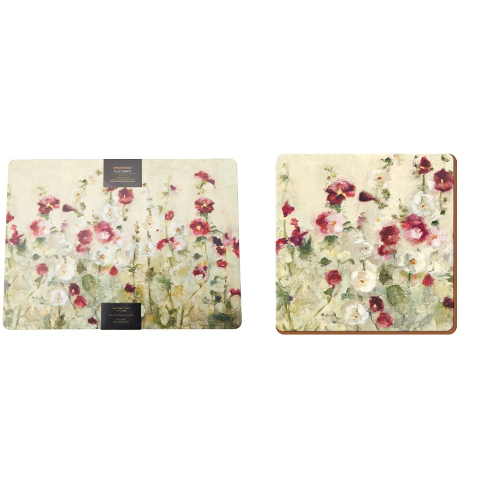 CREATIVE TOPS Premium Creative Wild Field Poppies Platzdeckchen Set, Platzsets 40 x 29 cm & Wild Fie