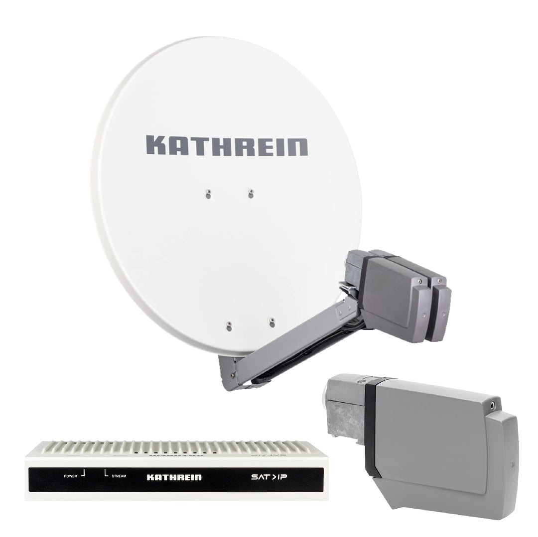 Kathrein CAS 80 Sat-Antenne weiss (we) - 8 Teilnehmer über SAT-IP 8 Teiln. SAT-IP Weiss, 8 Teiln. SA