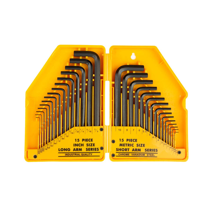 MOUNT 30PCS Innensechskant Satz mit, metrisch/SAE