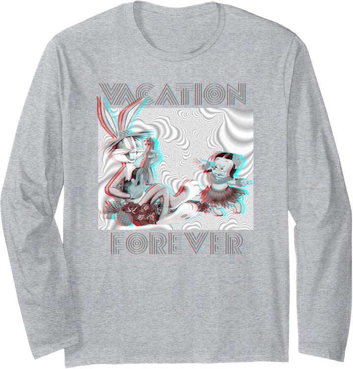 Looney Tunes Bugs Bunny Vacation Forever Langarmshirt