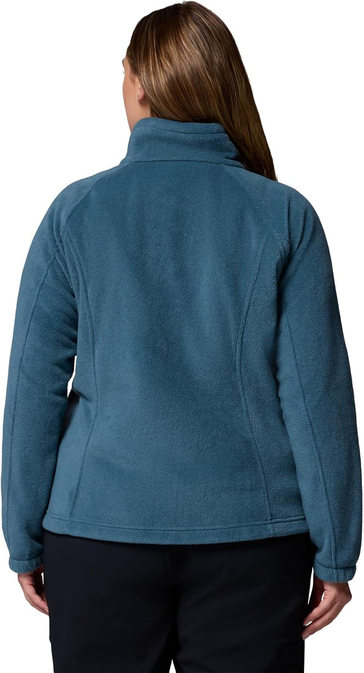 Columbia Benton Springs Damen-Fleecejacke mit durchgehendem Reissverschluss XS Petite Everblue, XS P