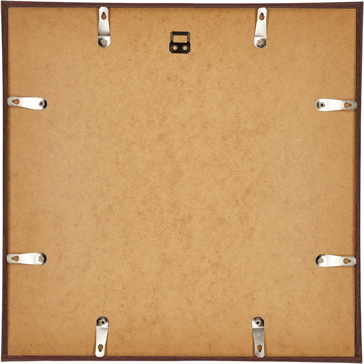 yd. Your Decoration - Bilderrahmen 25x25 cm - Braun - Bilderrahmen aus Kunststoff mit Antireflex Kun
