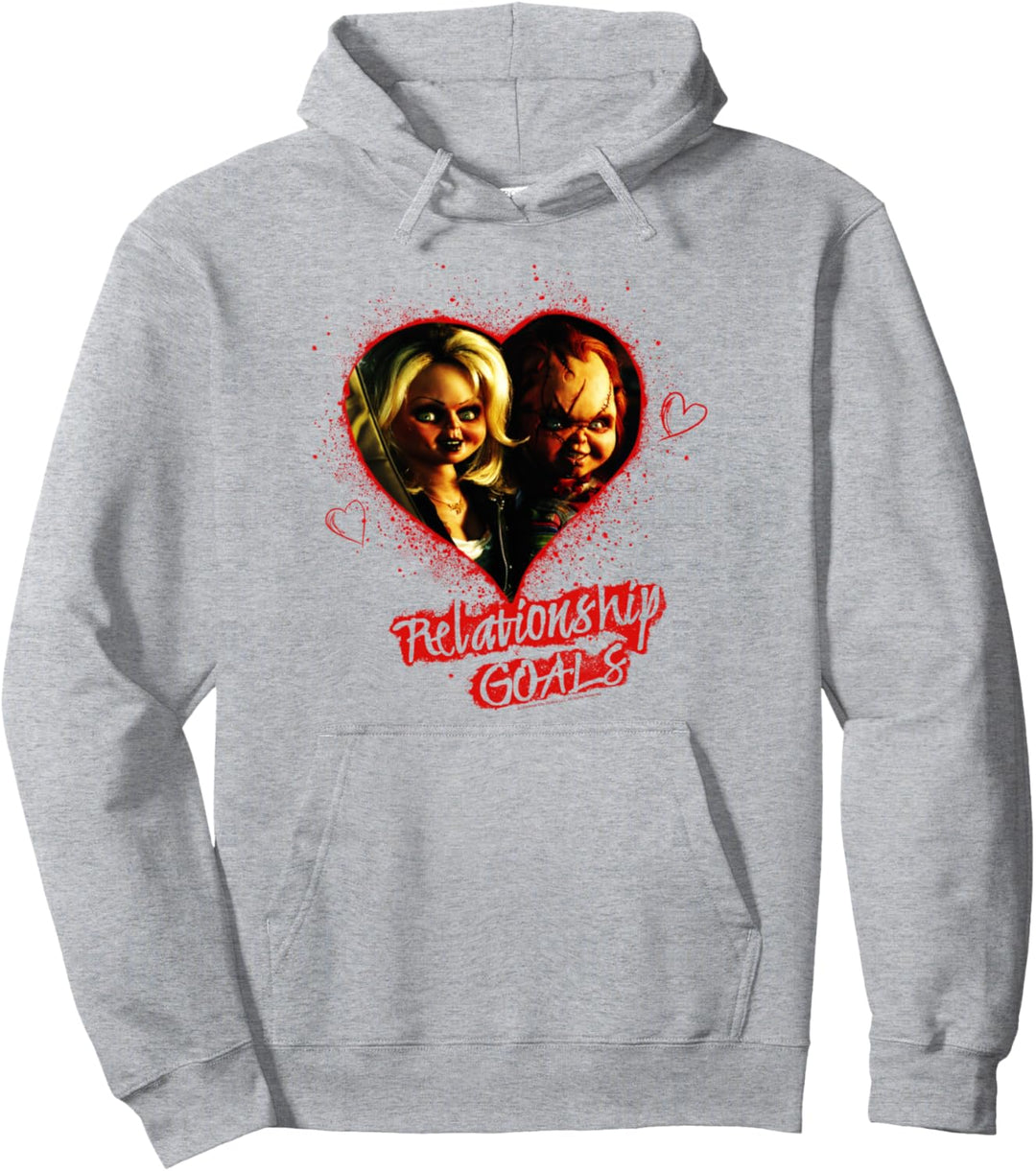 Child's Play Chucky And Tiffany Relationship Goals Pullover Hoodie