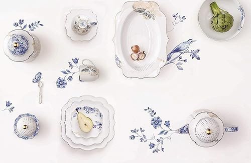 PIP Studio Royal White Blue Set 2 Teetassen und Untertassen