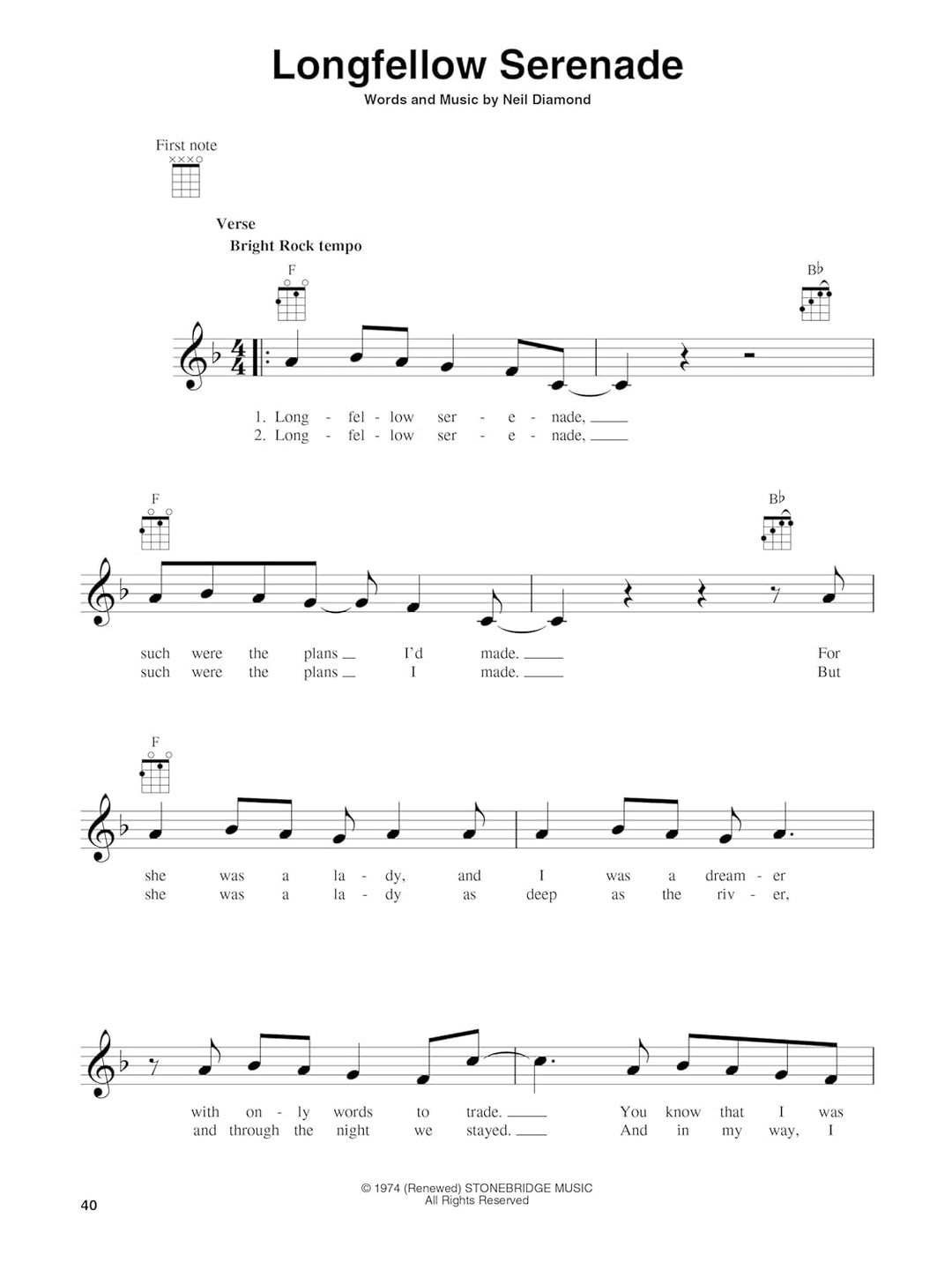 Neil Diamond For Ukulele: Songbook für Ukulele, Taschenbuch