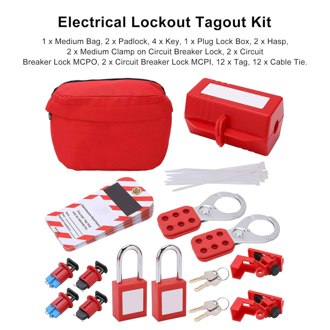 Elektrischer Leistungsschalter-Verriegelungs-Tagout-Satz, Sicherheitsschloss-Set, Elektrischer Leist
