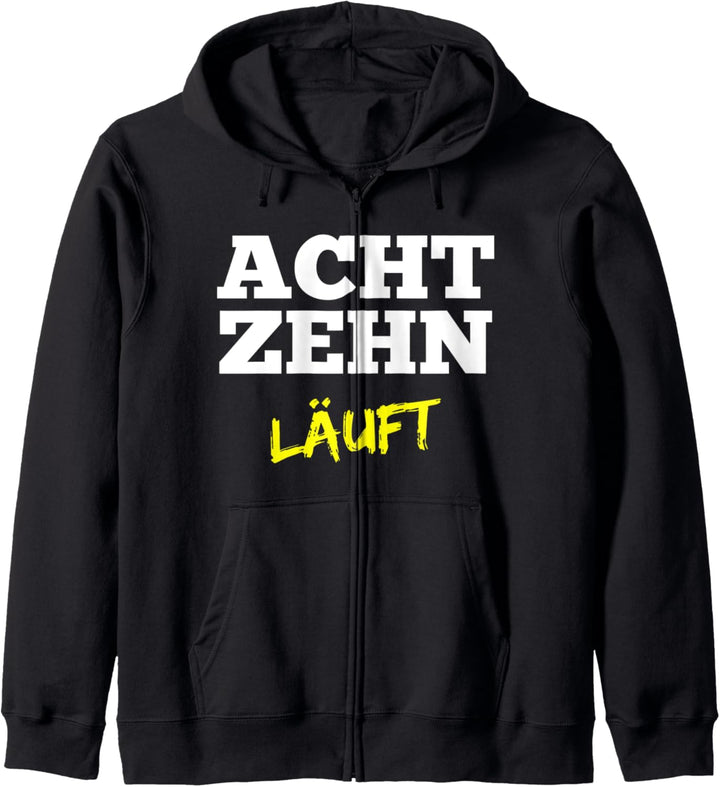 18ter Geburtstag Geschenk Party Geburtstagsfete Volljährig Kapuzenjacke