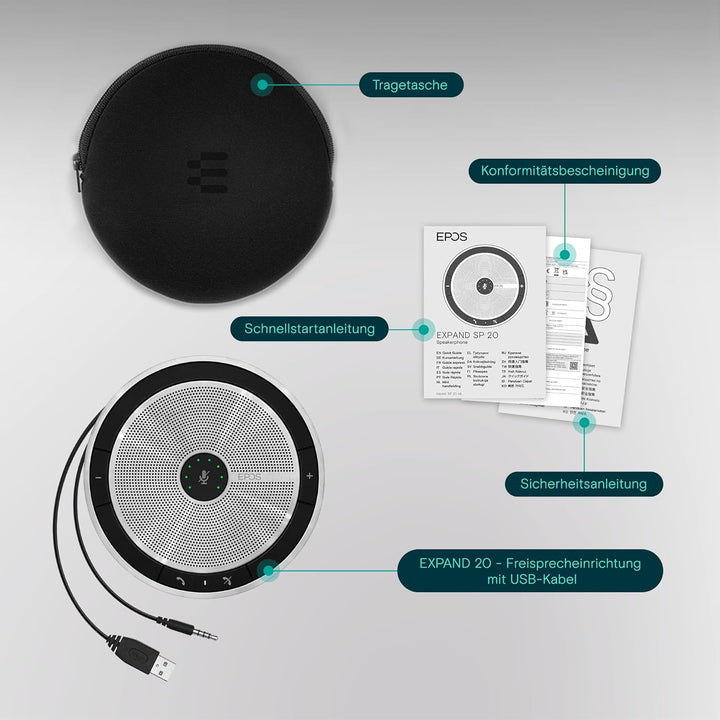 Sennheiser Speakerphone SP 20 ML Single, Single