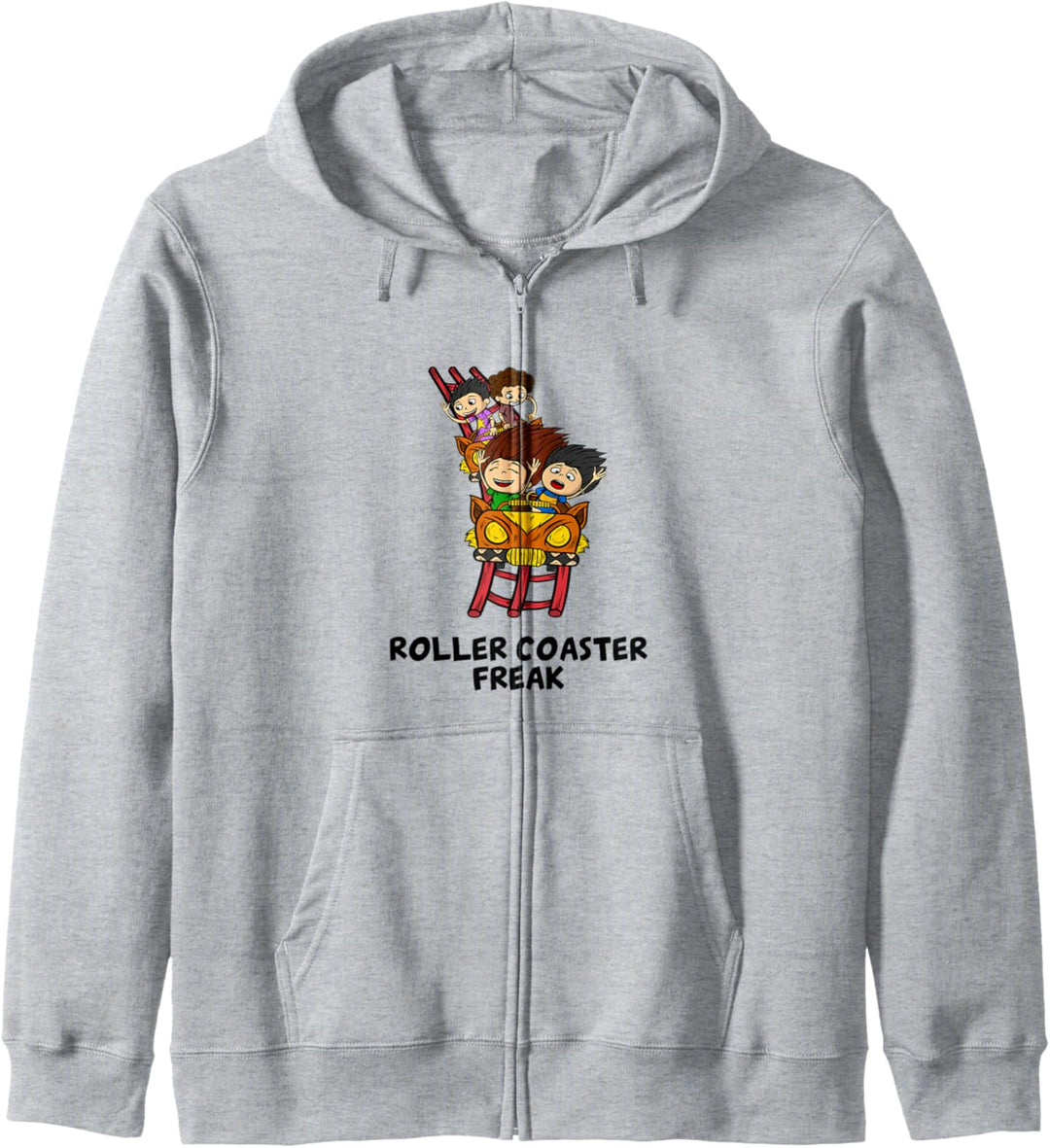 Freizeitpark Achterbahn Freak Kapuzenjacke
