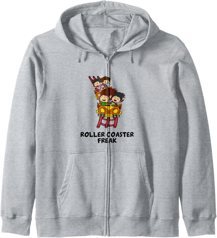 Freizeitpark Achterbahn Freak Kapuzenjacke