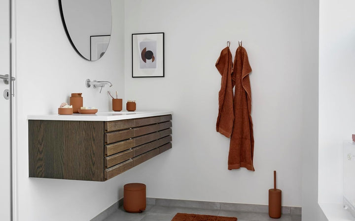 Zone Denmark Ume Seifenschale, Seifenhalter, Seifenablage fürs Waschbecken, Steinzeug mit Soft Touch