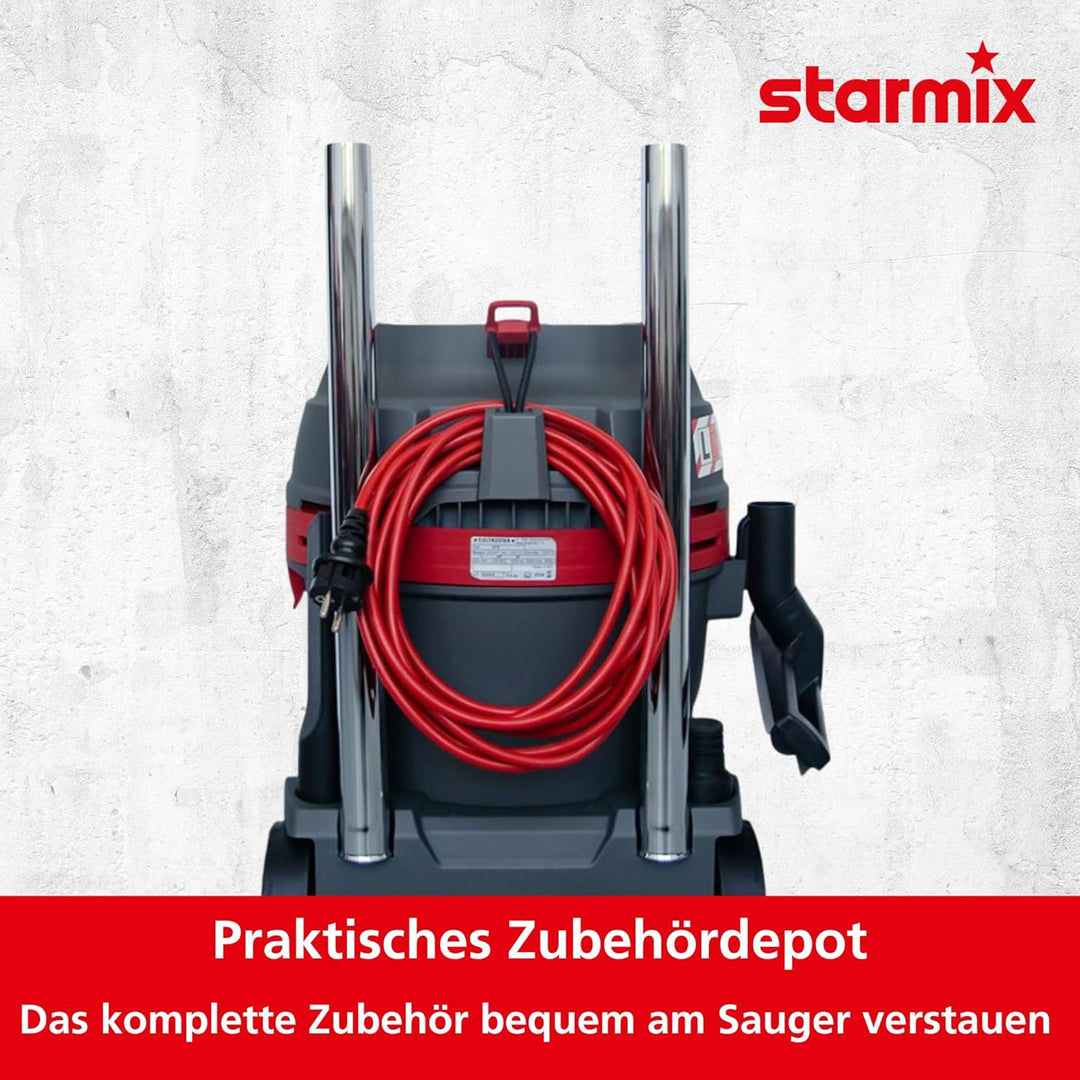 starmix eCraft PL-1422 EWR - Nass-/Trockensauger Staubklasse L, 1400 W, 22 L - Allessauger mit Filte