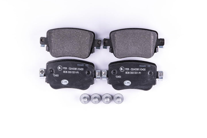 HELLA PAGID 8DB 355 021-911 Bremsbelagsatz - T2455 - Dicke/Stärke: 17.5mm - Bremssystem: TRW - nicht
