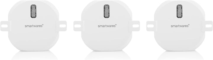 Smartwares Funk-Einbauschalterset für Rollladen – 3-teilig – Plug & Connect – Max. 300 W – SH4-99559