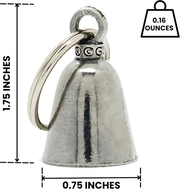 Guardian Bell Irish Celtic Weave Motorrad Biker Luck Gremlin Reitglocke oder Schlüsselanhänger 1, 1