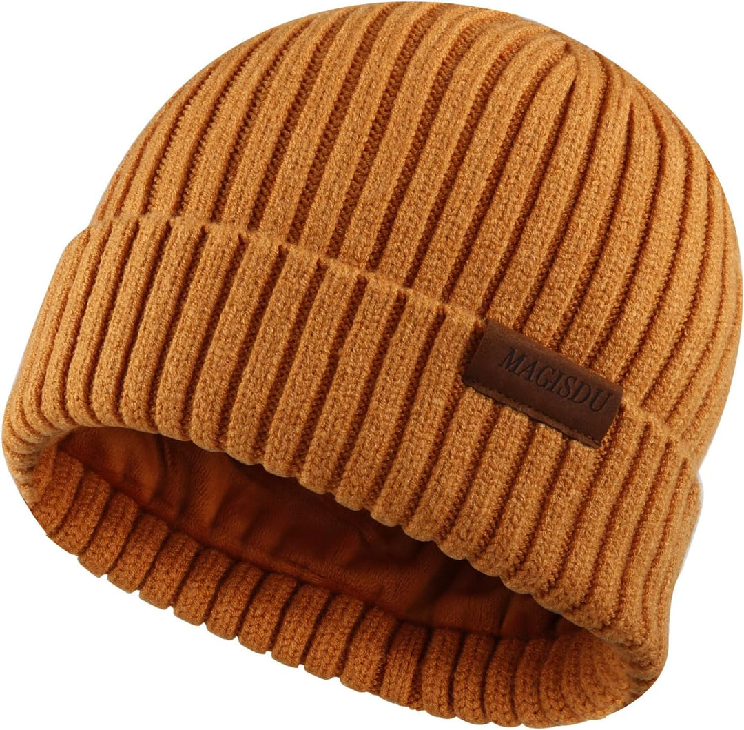 MAGISDU Baby Wintermütze Kinder Merino Mütze Jungen&Mädchen Wollmütze Strickmütze Winter Beanie Ther