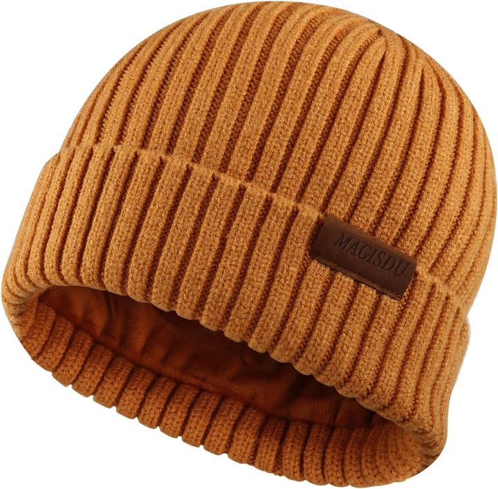 MAGISDU Baby Wintermütze Kinder Merino Mütze Jungen&Mädchen Wollmütze Strickmütze Winter Beanie Ther