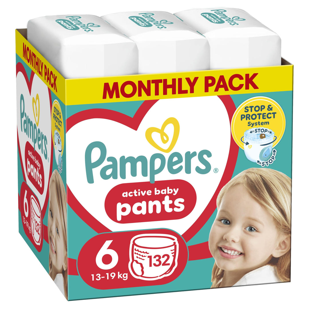 Pampers (Alte Version), Pants Boy/Girl 6 132 pc(s) Grösse 6 (132 Stück), Grösse 6 (132 Stück)