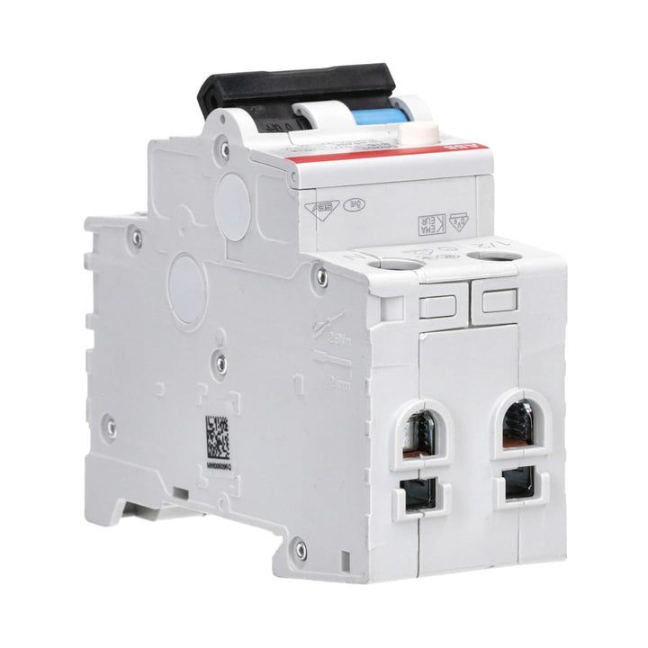 ABB DS201A-B16 DS201A-B16/0,03 FI/LS-Schalter 6kA, 1P+N, Typ A, B 16, 30mA, grau, 2 TE Single, Singl