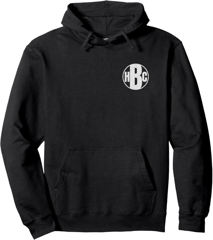 Distressed Boston Hardcore Punk Logo Pullover Hoodie