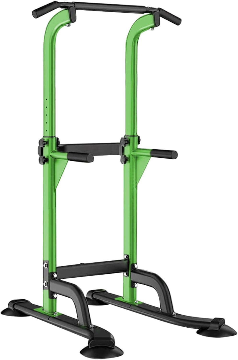 SogesHome Klimmzugstange Power Tower Übung Euipment für Zuhause Fitnessstudio Dip Station Höhenverst