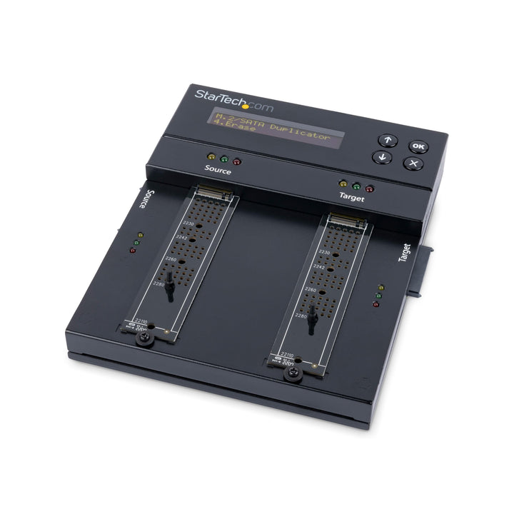 StarTech.com Selbständiger M.2 SATA & M.2 NVMe Duplikator und Löscher - SATA/SSD Festplatten klonen/