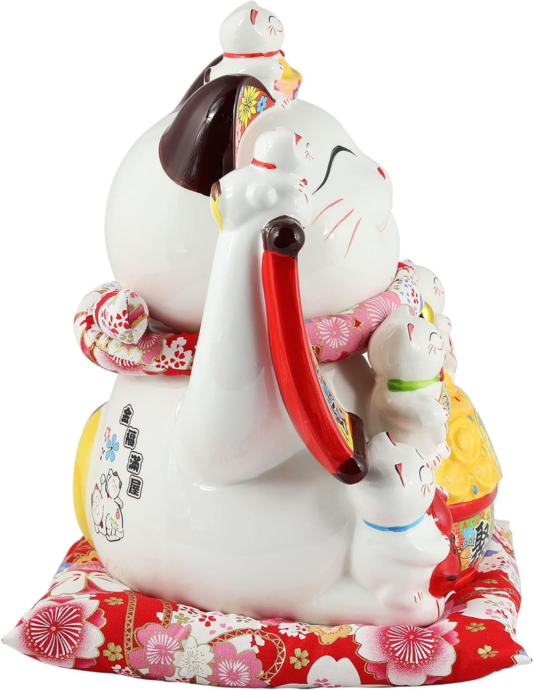 Freak Scene Glückskatze - Maneki-Neko - Winkekatze aus Porzellan 30 cm weiss - Maneki Neko 05