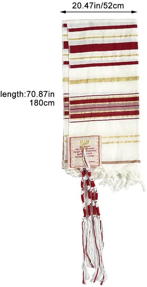 Männer Frauen Messianischer Tallit Gebetsschal Jüdischer Christlicher Tallit Gebetsschal Israel Wrap
