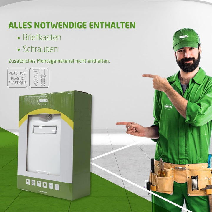 Amig 18815 Briefkasten, Weiss