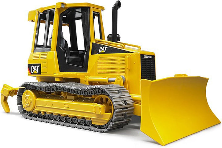bruder 02443 - Cat Kettendozer inklusive Heckadapter - 1:16 BAU-Fahrzeug Baustelle Baumaschine Plani