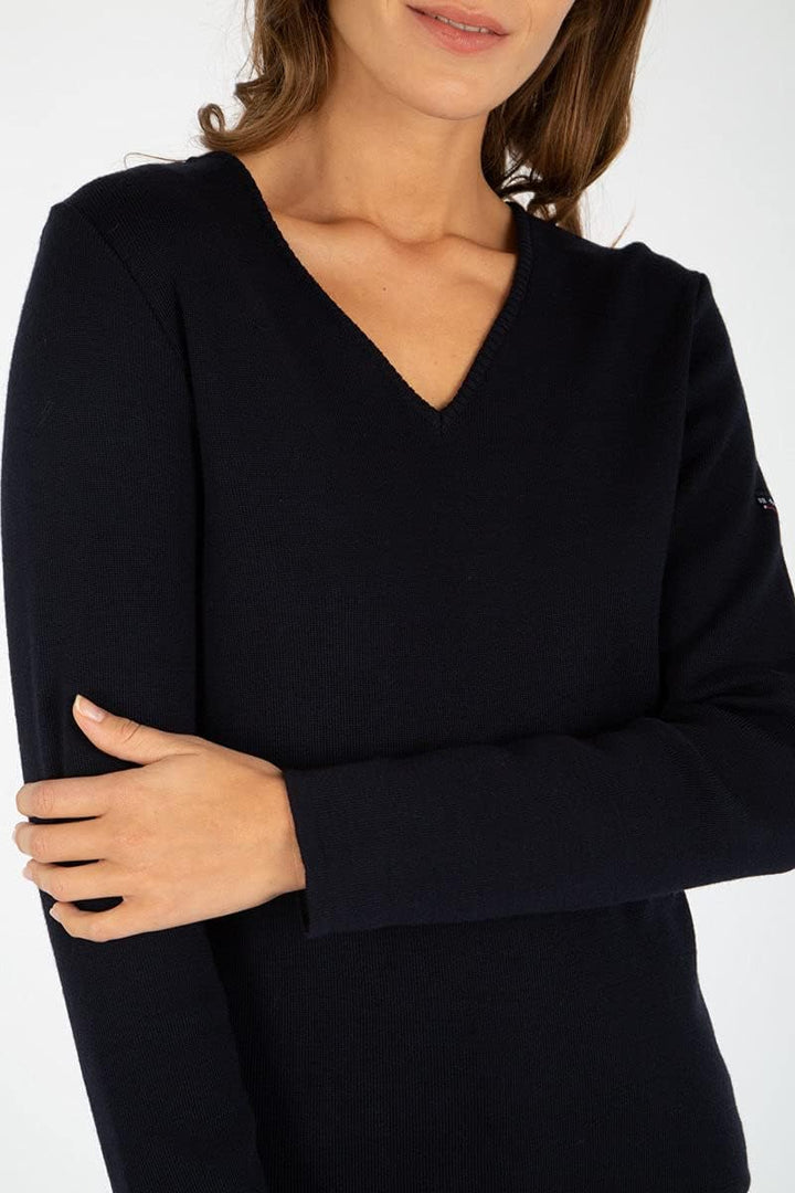 Armor Lux Damen Locmine Pullover, Rich Navy, 38