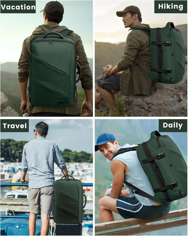 LOVEVOOK Reiserucksack Handgepäck Flugzeug, Rucksack Handgepäck Flugzeug, Business Rucksack Herren D