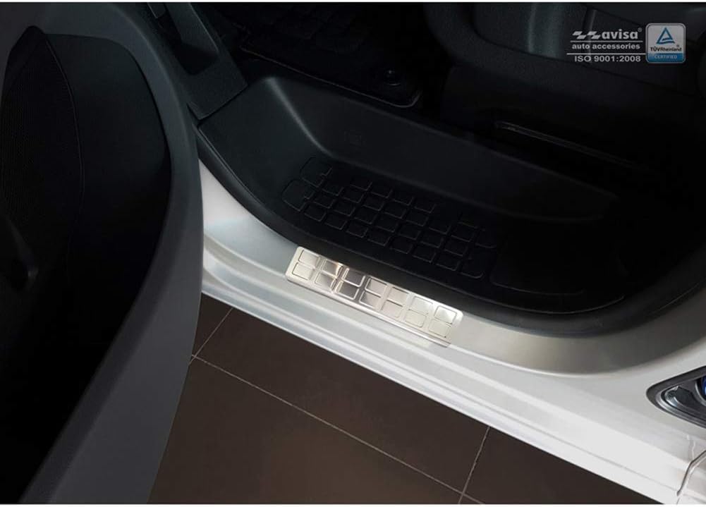 Avisa Edelstahl Einstiegsleisten kompatibel mit Citroën Spacetourer & Jumpy/Peugeot Expert & Travell