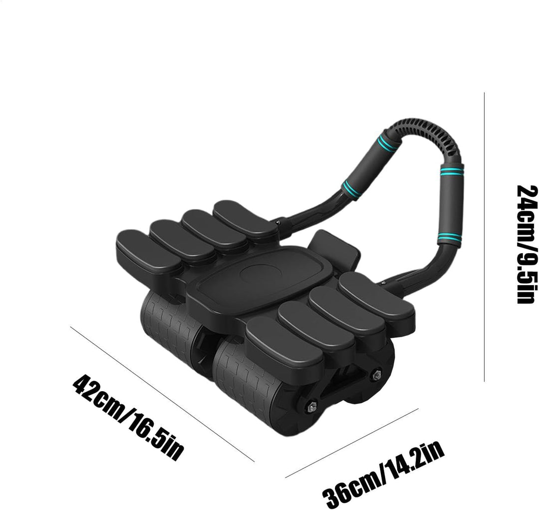 AB Rad Roller, ABS Roller, Fitnessgeräte AB -Trainer mit Ellbogenunterstützung, Bauchübungsausrüstun