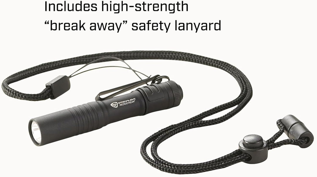 Streamlight 66318 MicroStream 45-Lumen Tägliches Tragen Ultra-Kompakt-Taschenlampe mit AAA-Alkalibat