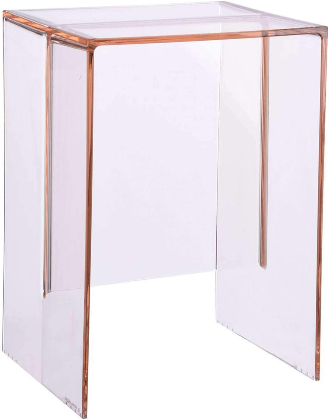 Kartell Max-Beam Hocker/Beistelltisch, Plastik, pink, 27 x 33 x 47 cm Rosa Nude, Rosa Nude