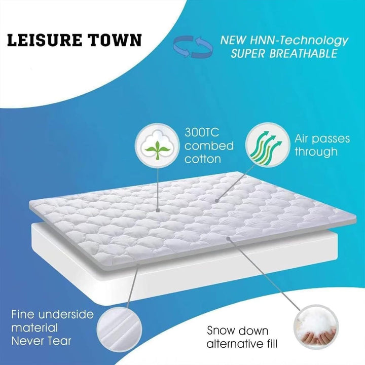 Leisure town Matratzenauflage, weiss, Twin