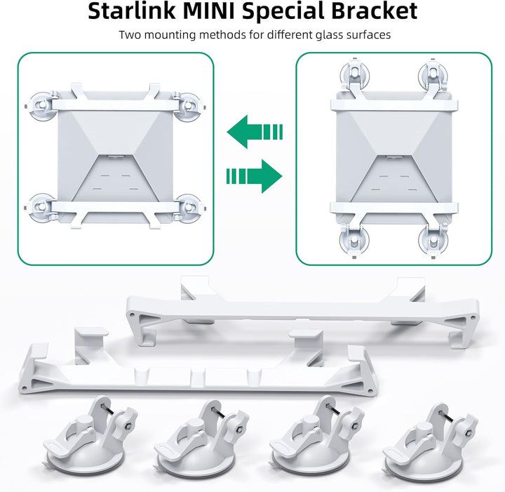 Starlink Mini Autohalterung für Armaturenbrett, Starlink Mini Saugnapfhalterung, Starlink Mini Auto