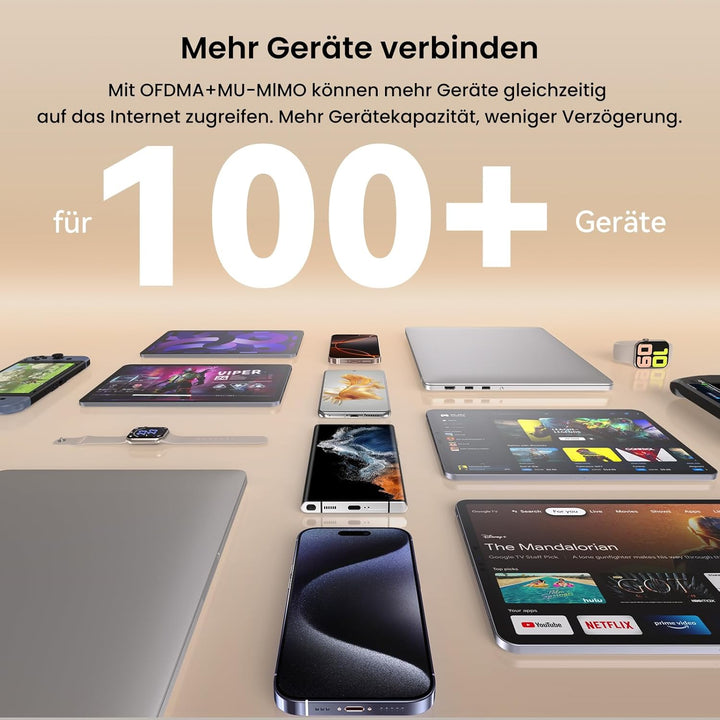 Tenda Nova ME3 Pro Wi-Fi 7 Mesh System (BE3600 Dualband 2882Mbit/s 5GHz, 688Mbit/s 2,4GHz) 3X Gigabi