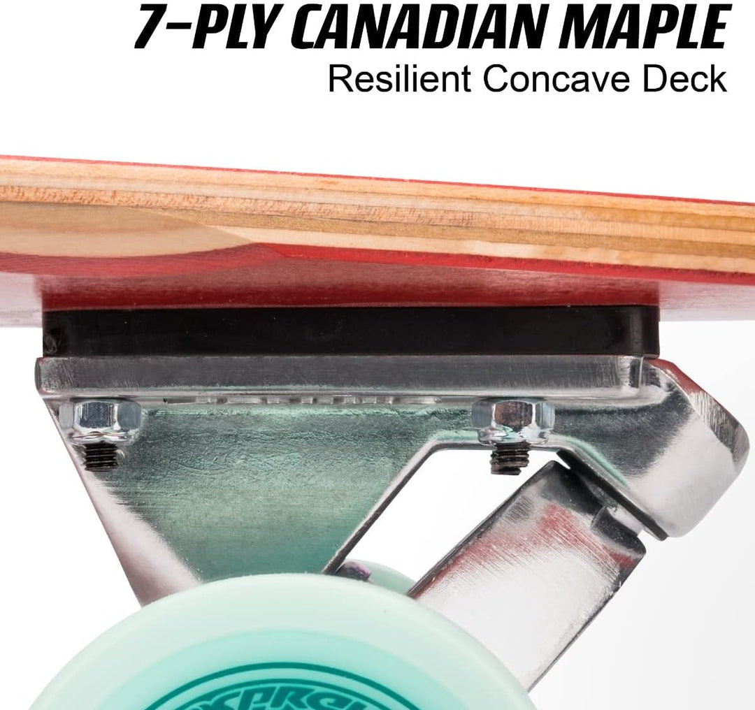 Osprey Unisex Pintail Longboard – mehrere Styles mehrfarbig, mehrfarbig