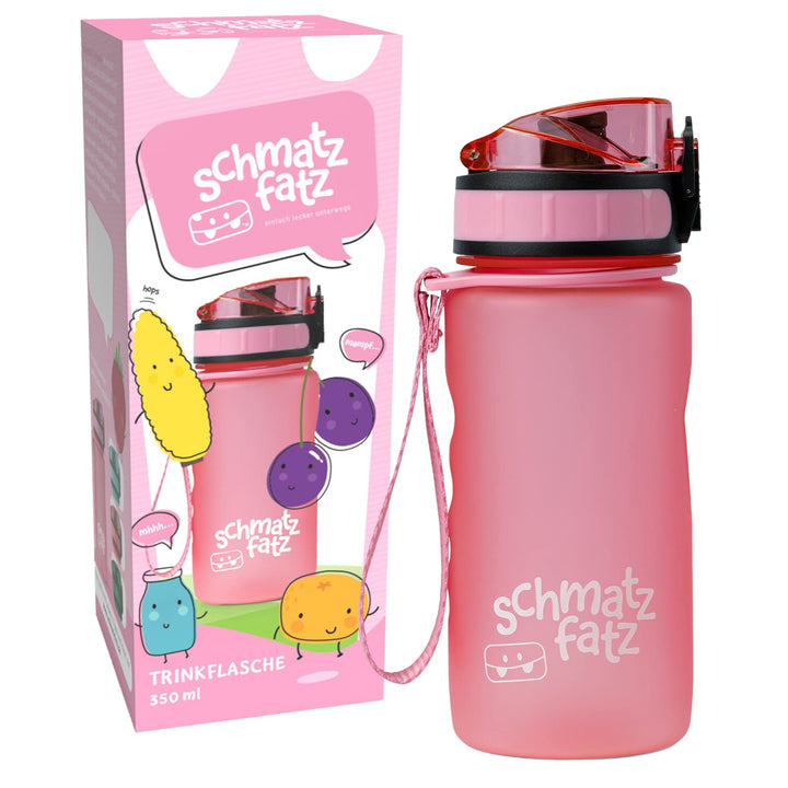 schmatzfatz Klarstein Sportflasche, Sport-Wasserflasche, hält kaltes Wasser, Trinkflasche für Erwach