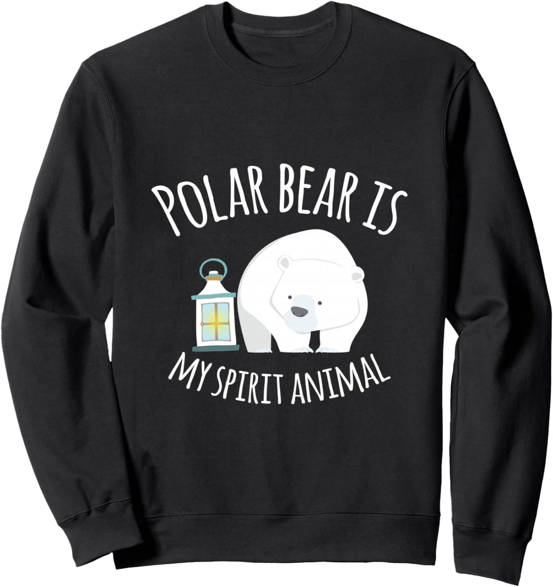 Eisbär ist mein Geistertier. Lustiges Geschenk Sweatshirt
