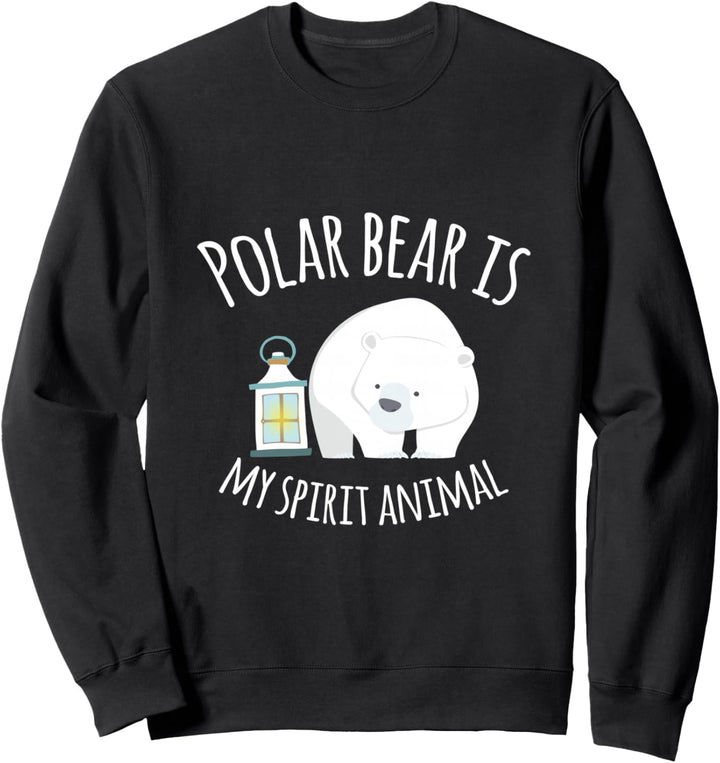 Eisbär ist mein Geistertier. Lustiges Geschenk Sweatshirt