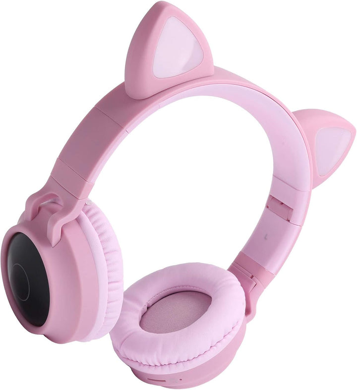 Fydun Katzenohr-Kopfhörer, 3D-LED-Licht, 5.0, Faltbare Headsets mit Professionellem Zubehör (#3)