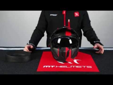 Helmet MT TR902XSV Streetfighter SV SOLID A1 SCHWARZ Matte GRÖssE M, Schwarz M