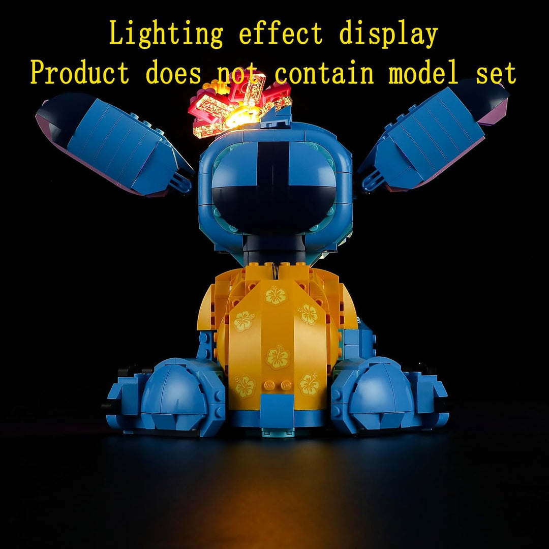 GEAMENT LED Licht-Set Kompatibel mit Lego Stitch - Beleuchtungsset für 43249 (Modell-Set Nicht entha