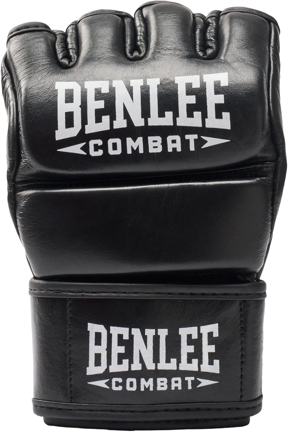 BENLEE Leder MMA Kampfhandschuhe IRONPAW Black/White M, Black/White M