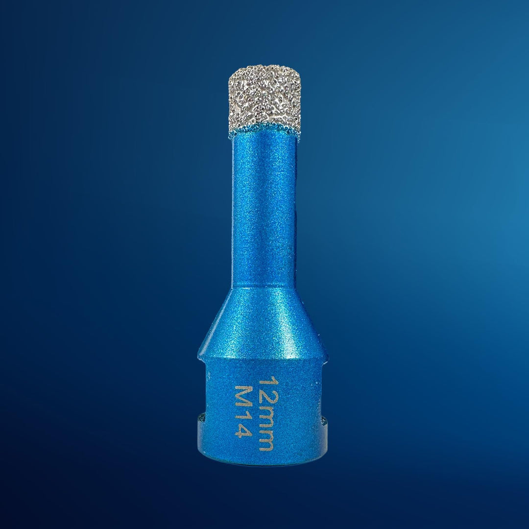 EDW Diamant Fliesenbohrer 12 mm x M14, Diamantbohrer Fliese Wandfliese Feinsteinzeug, Naturstein Ker