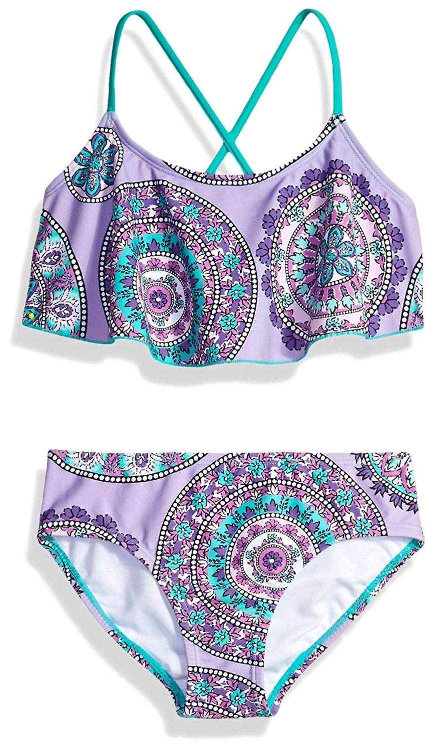 Kanu Surf Damen Willow V-Neck Bikini Beach Sport 2-Piece Swimsuits Bikini-Set 5 Jasmine Purple, 5 Ja